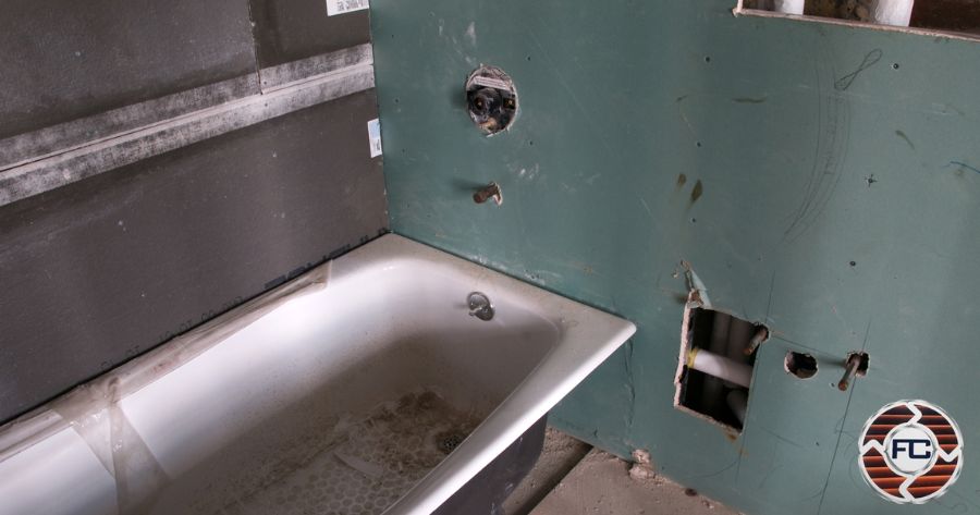 How to install drywall in a bathroom